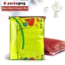 5 pcs Wholesale Clear Embossed Ziplock PVC Garment Bag Brown Bag Clothing Blanket Storage Packaging